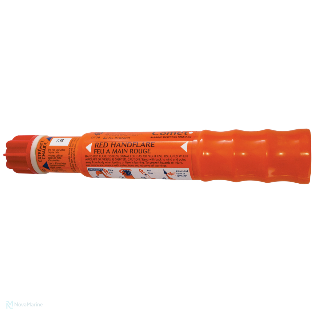 Comet Red Handflare MK8 | SOLAS Approved Marine Distress Signal