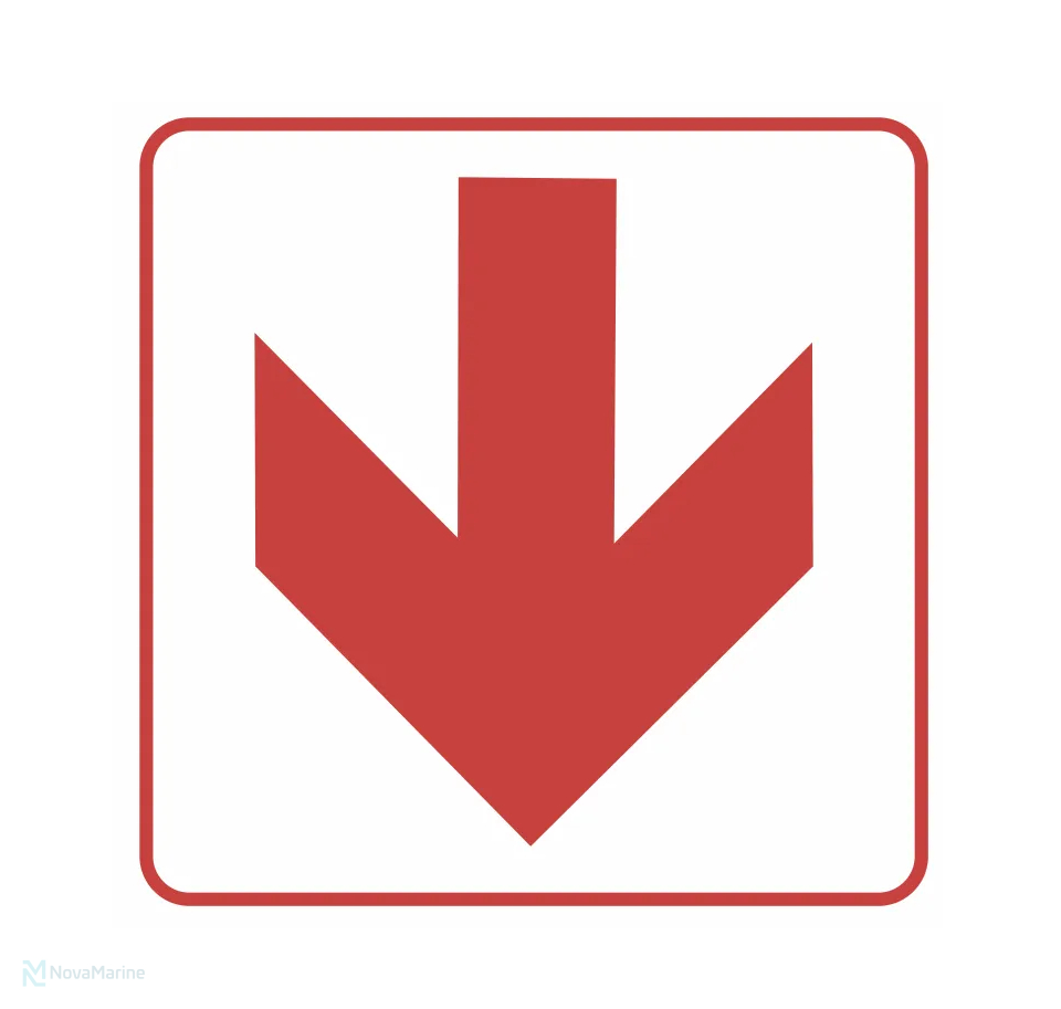 location-fire-fighting-equipment-red-arrow-sign-sans-1186 Location of Fire-Fighting Equipment – Red Arrow Safety Sign - Image 1